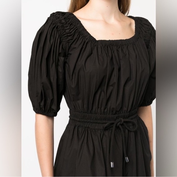 A.L.C. Black Maya Cotton Mini Dress - Picture 7 of 16